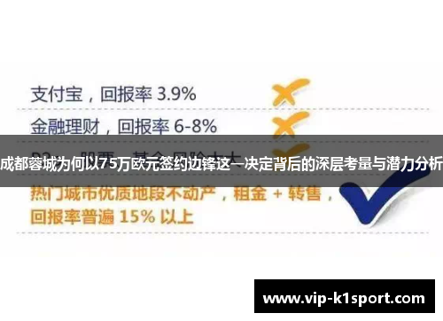 成都蓉城为何以75万欧元签约边锋这一决定背后的深层考量与潜力分析
