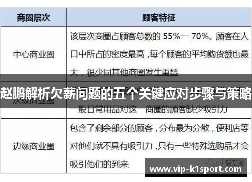 赵鹏解析欠薪问题的五个关键应对步骤与策略